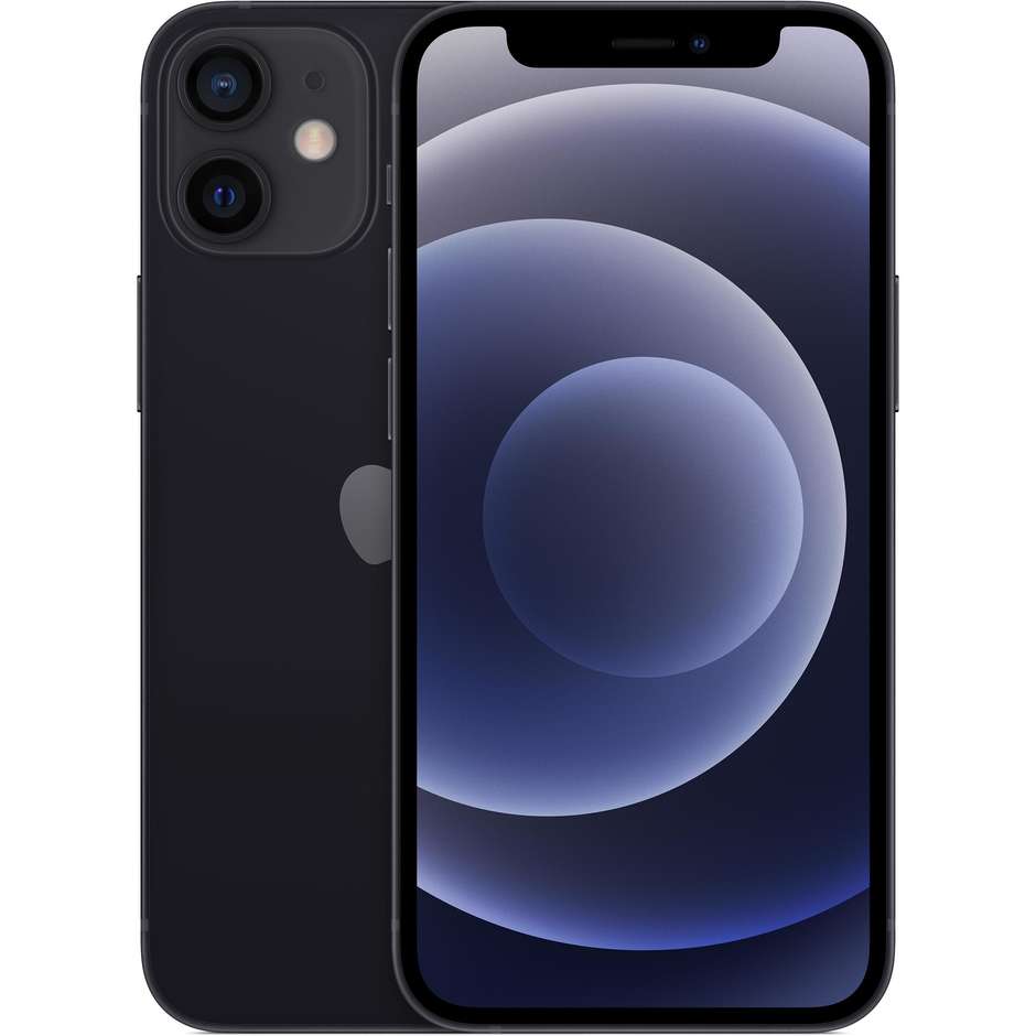 Apple iPhone 12 Mini Smartphone 5,4'' Memoria 64 Gb iOS 14 Apple colore nero