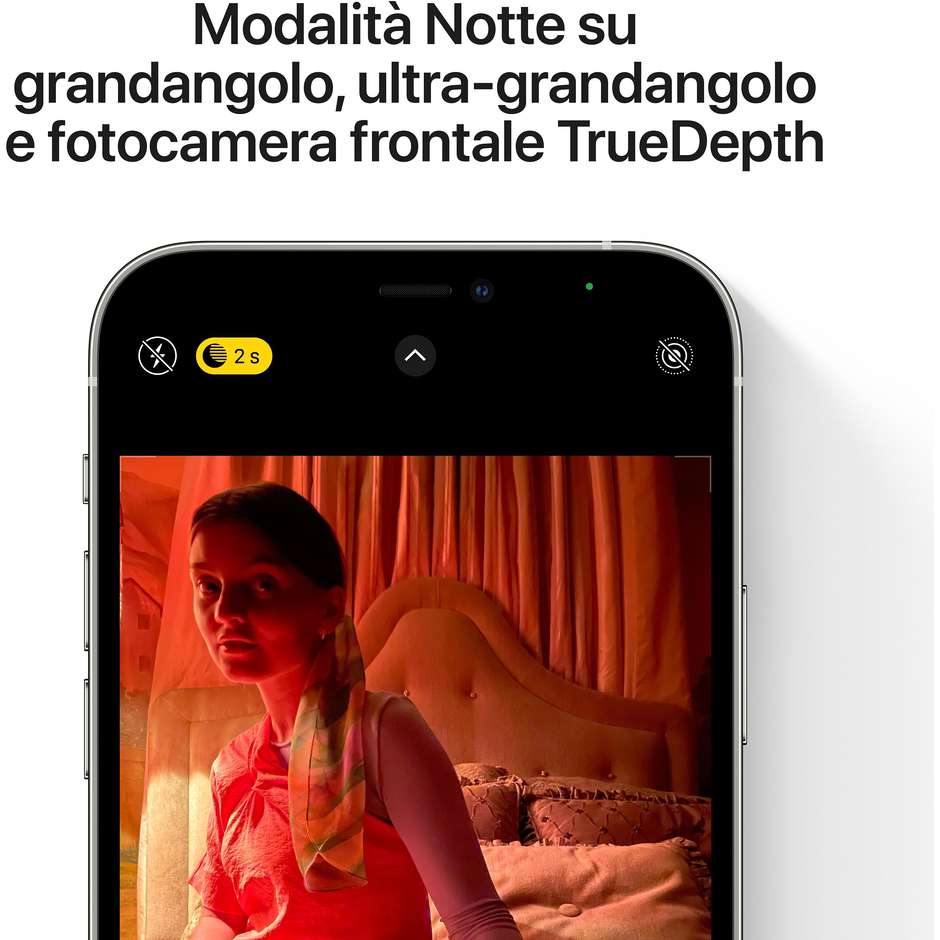 Apple iPhone 12 Pro Max Smartphone 6,7'' Memoria 256 Gb iOS 14 Apple colore argento