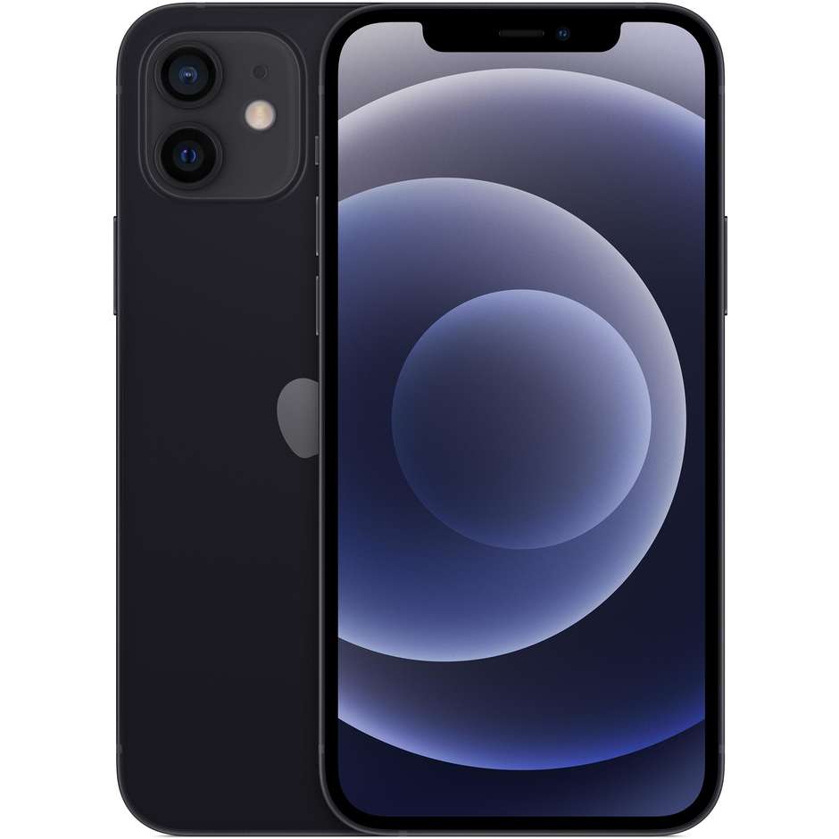 Apple iPhone 12 Smartphone 6,1'' Memoria 128 Gb iOS 14 Apple colore nero
