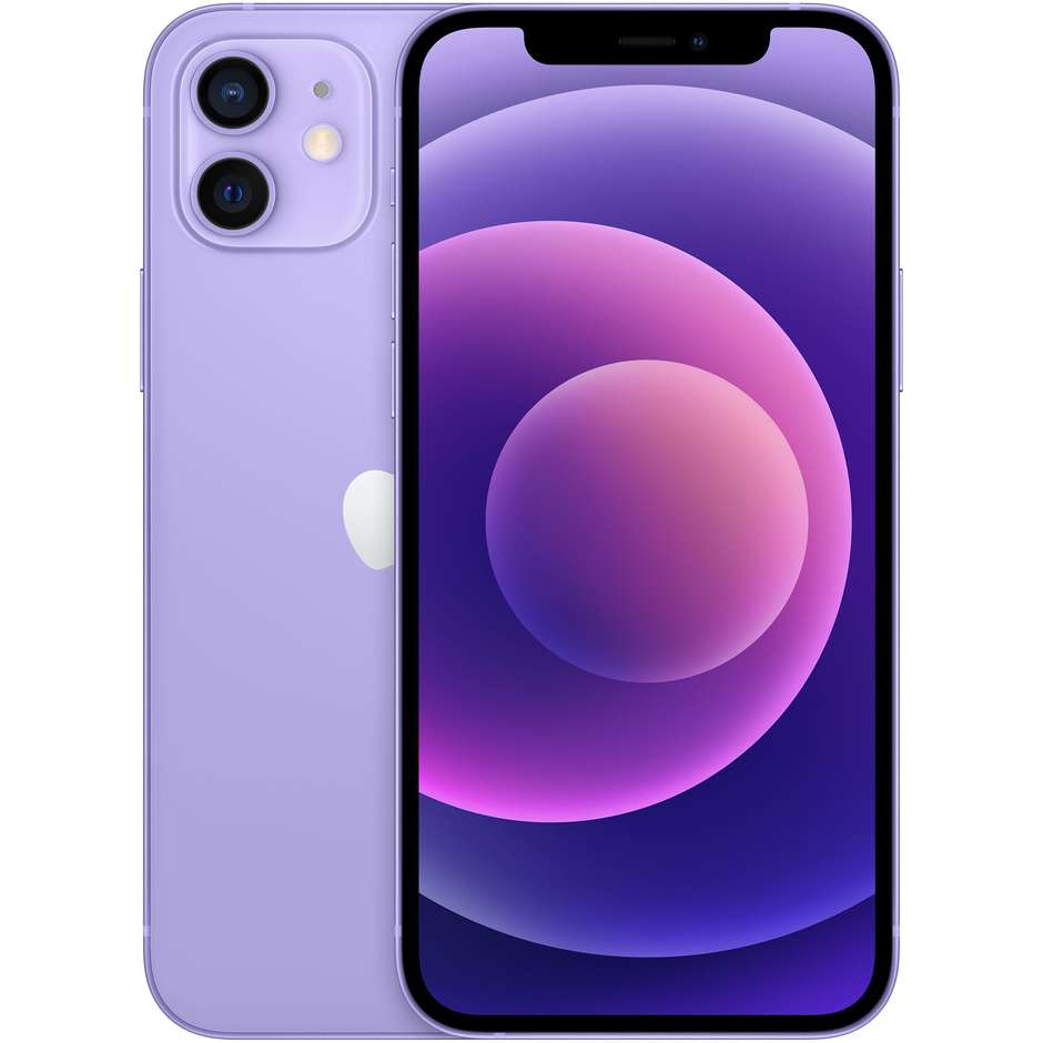 Apple iPhone 12 Smartphone 6,1'' Memoria 64 Gb iOS 14 Apple colore viola