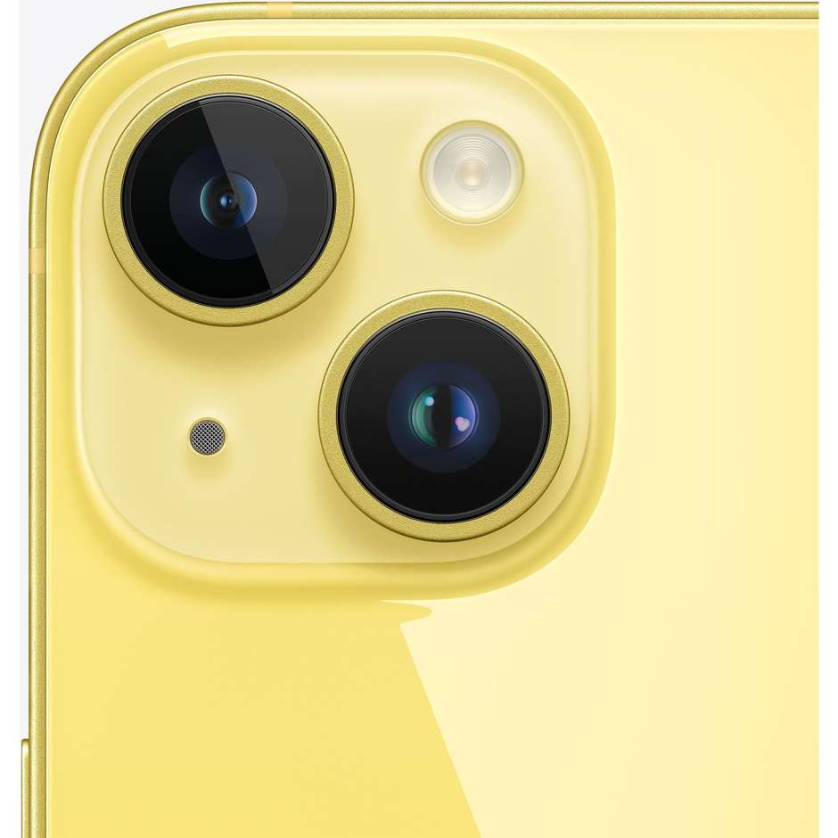 Apple iPhone 14 Smartphone 5G 6.1" Memoria 512 GB Colore Giallo