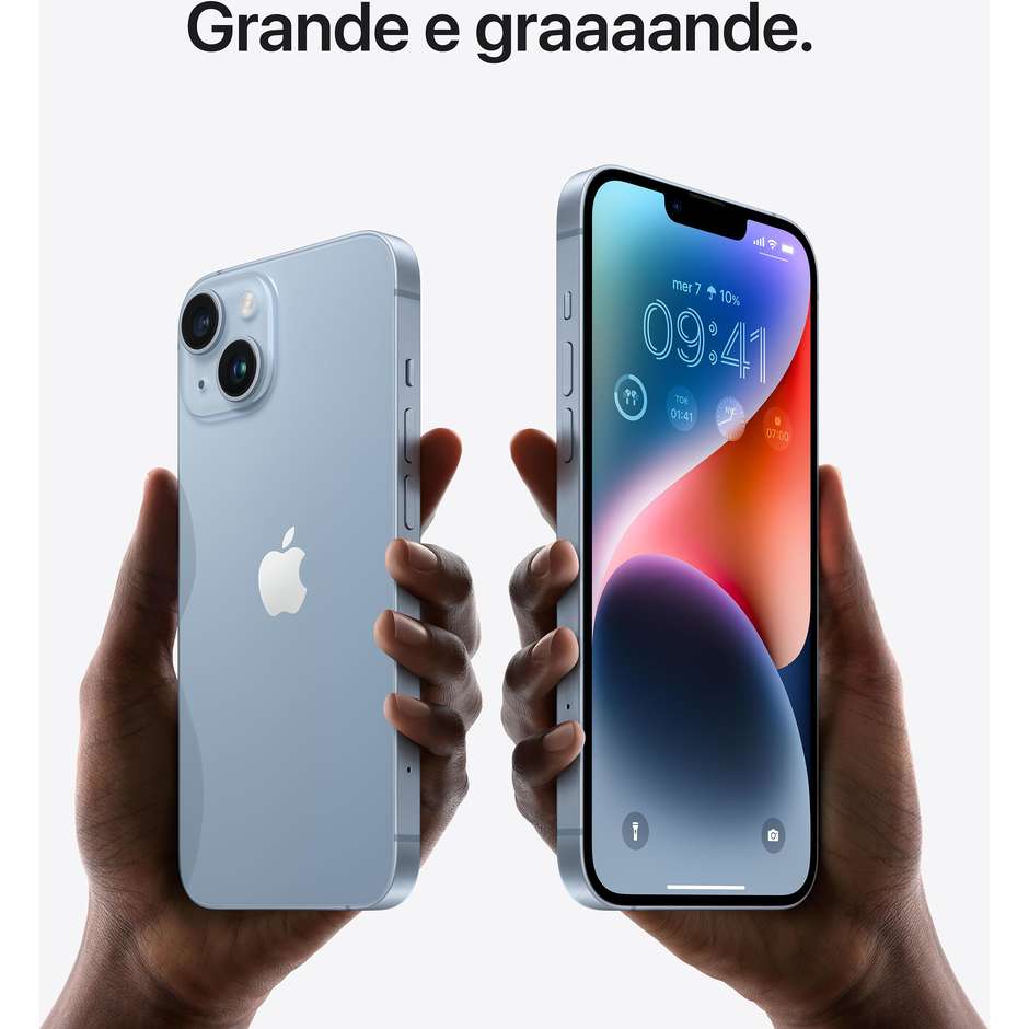 Apple iPhone 14 Smartphone 5G 6.1" Memoria 512 GB Colore Giallo