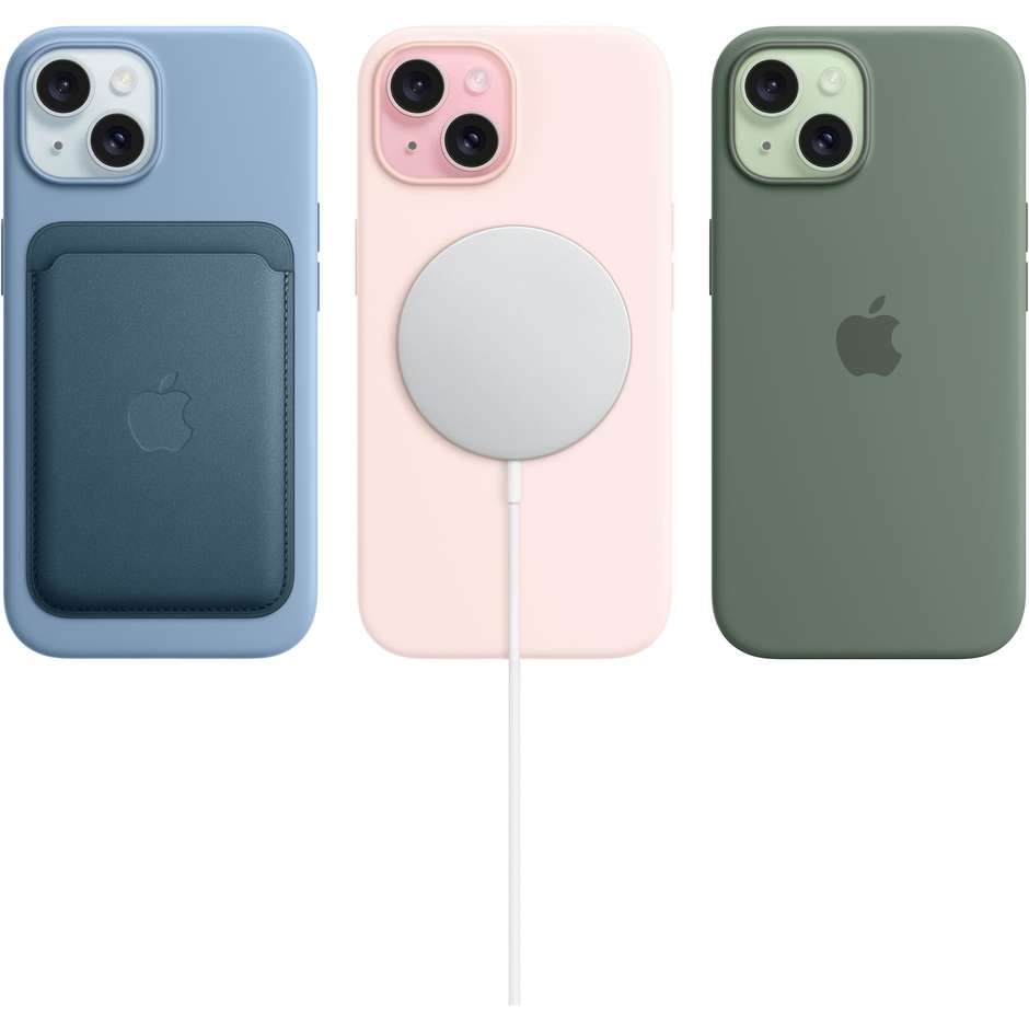 Apple iPhone 15 128 GB nero, display OLED 6,1 pollici e USB-C