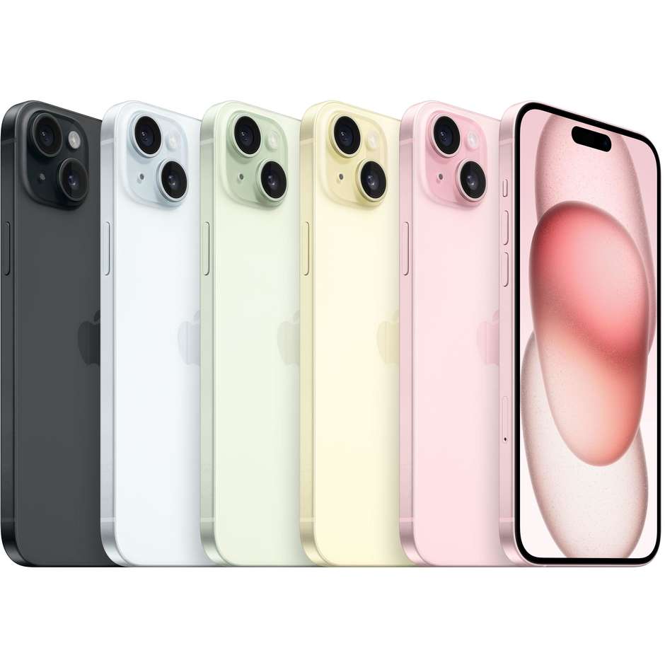 Apple iPhone 15 Plus Smartphone 6,7" Memoria 128 Gb iOS 17 Apple colore Giallo