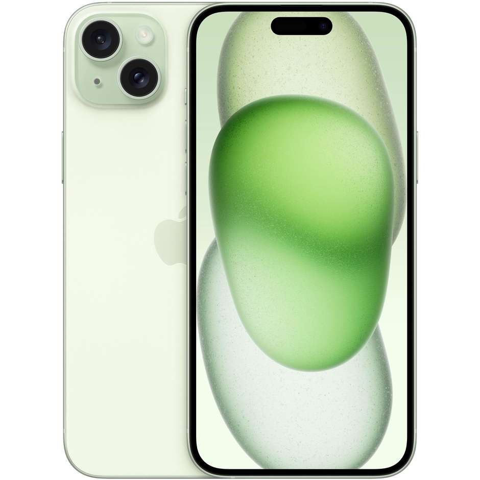 Apple iPhone 15 Plus Smartphone 6,7" Memoria 128 Gb iOS 17 Apple colore Verde