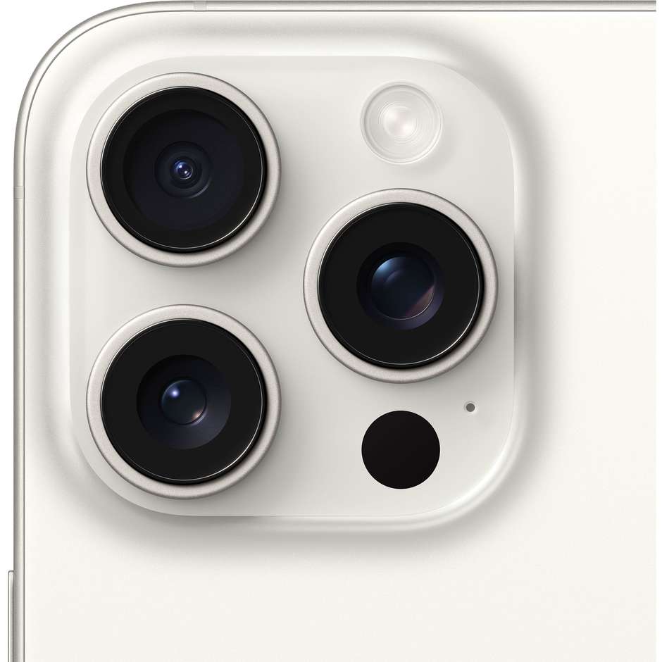 Apple iPhone 15 Pro Max Smartphone 6,7" Memoria 512 Gb iOS 17 Apple colore Titanium White