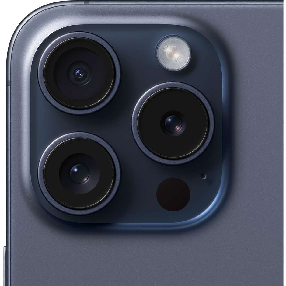 Apple iPhone 15 Pro Smartphone 6,1" Memoria 256 Gb iOS 17 Apple colore Titanium Blue