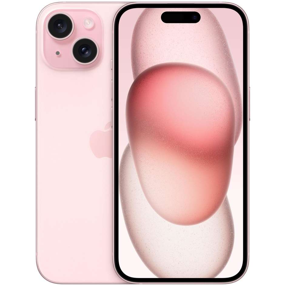 Apple iPhone 15 Smartphone 6,1" Memoria 128 Gb iOS 17 Apple colore Rosa