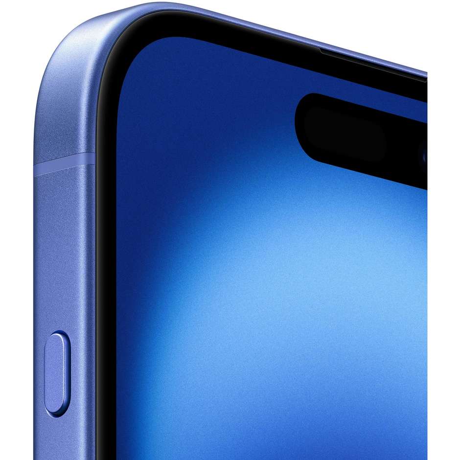 Apple iPhone 16 5G Smartphone 6,1" Memoria 128 Gb iOS 18 colore Blu Oltremare