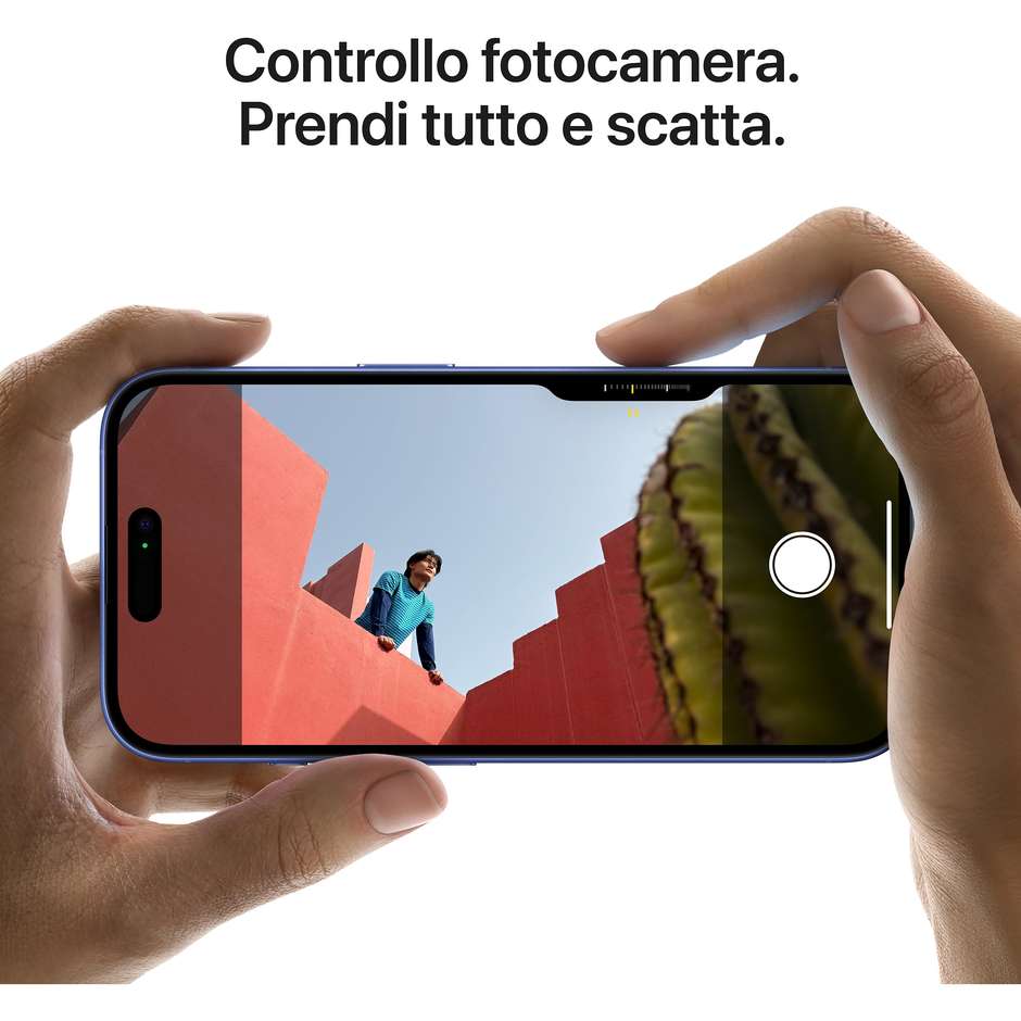 Apple iPhone 16 5G Smartphone 6,1" Memoria 512 Gb iOS 18 colore Bianco