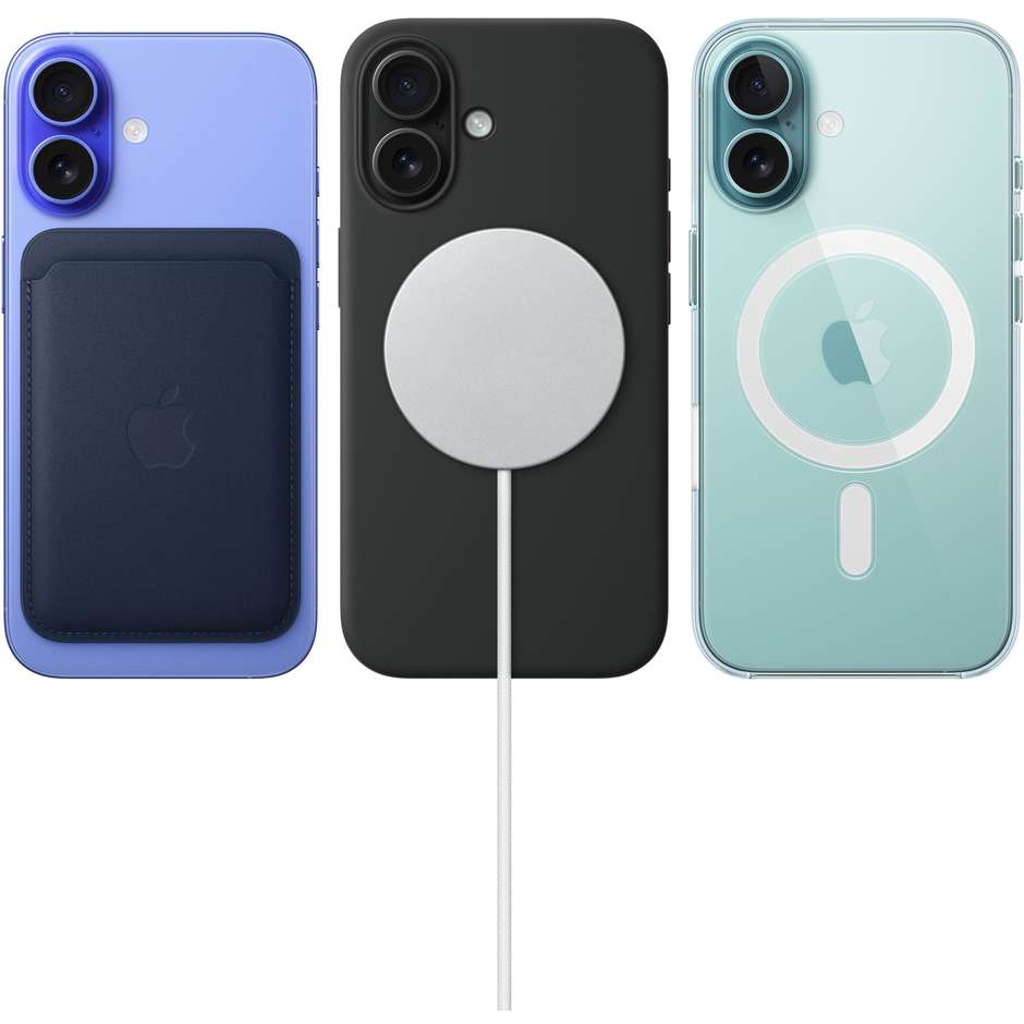 Apple iPhone 16 5G Smartphone 6,1" Memoria 512 Gb iOS 18 colore Bianco