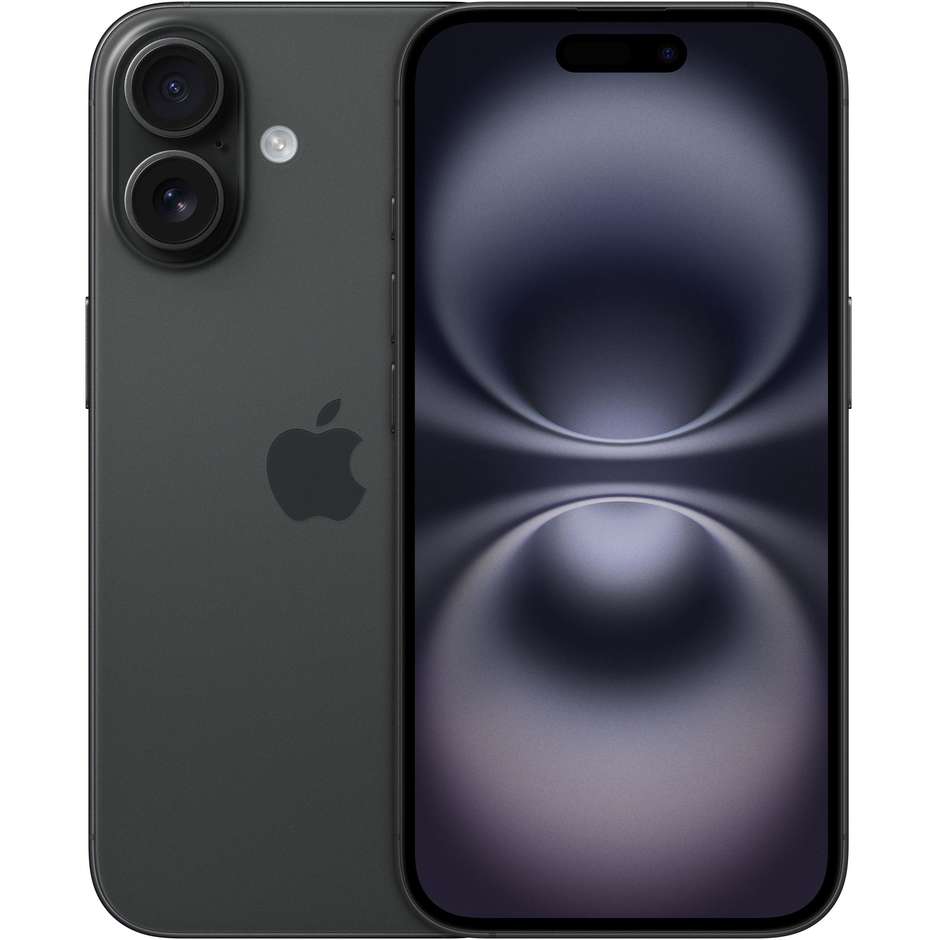 Apple iPhone 16 5G Smartphone 6,1" Memoria 512 Gb iOS 18 colore Nero