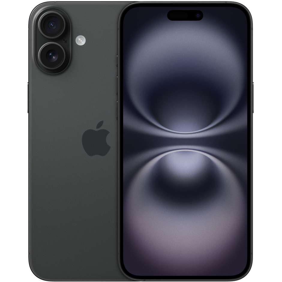 Apple iPhone 16 Plus 5G Smartphone 6,7" Memoria 128 Gb iOS 18 colore Nero