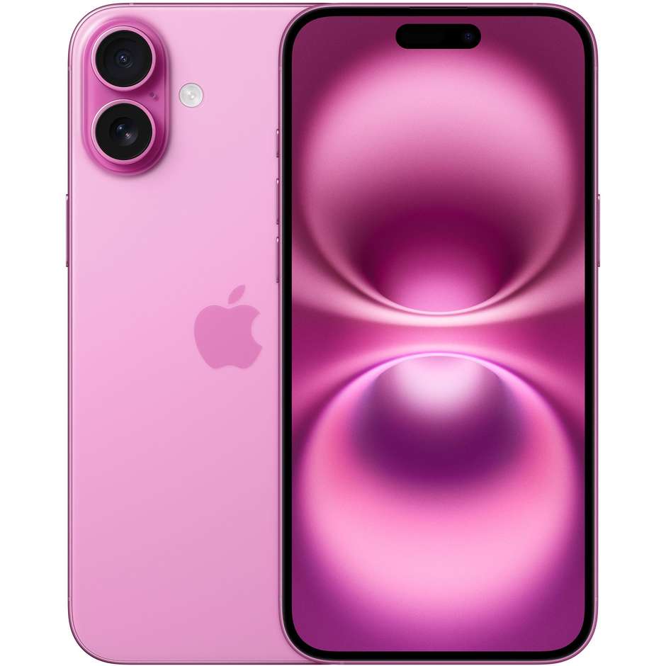 Apple iPhone 16 Plus 5G Smartphone 6,7" Memoria 128 Gb iOS 18 colore Rosa