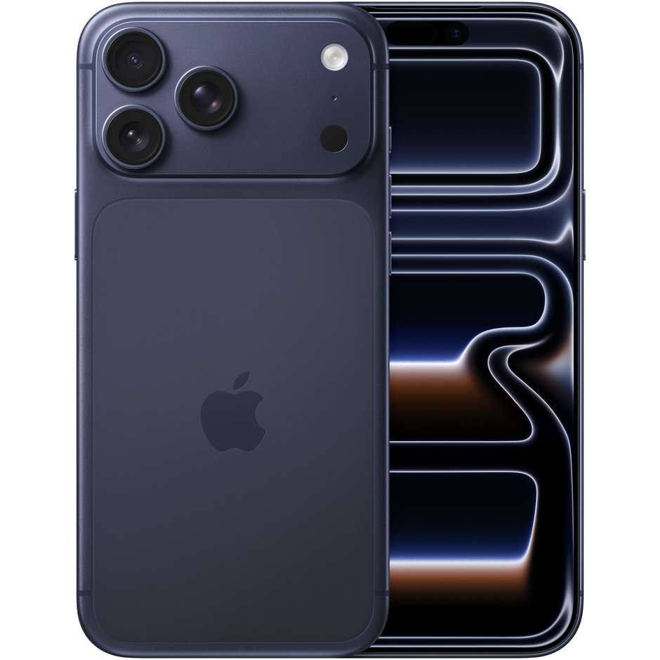Apple iPhone 17 Pro Max Smartphone 5G 6,9" Super Retina XDR ProMotion 256GB Chip A19 Pro Blu Profondo