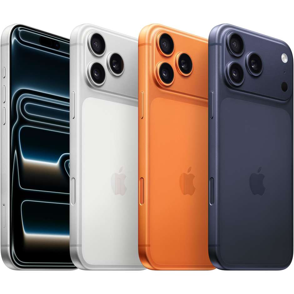 Apple iPhone 17 Pro Max Smartphone 5G 6,9" Super Retina XDR ProMotion 256GB Chip A19 Pro Blu Profondo