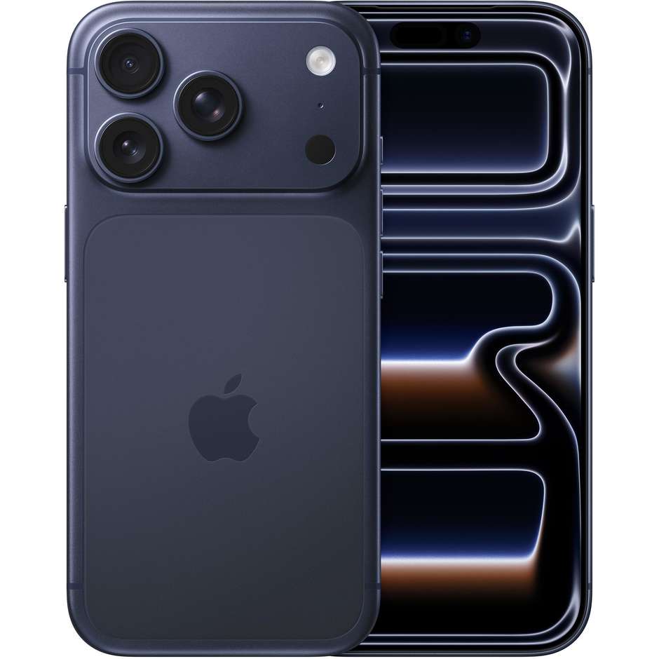 Apple iPhone 17 Pro Smartphone 5G 6,3" Super Retina XDR OLED 512GB Chip A19 Pro Blu Intenso