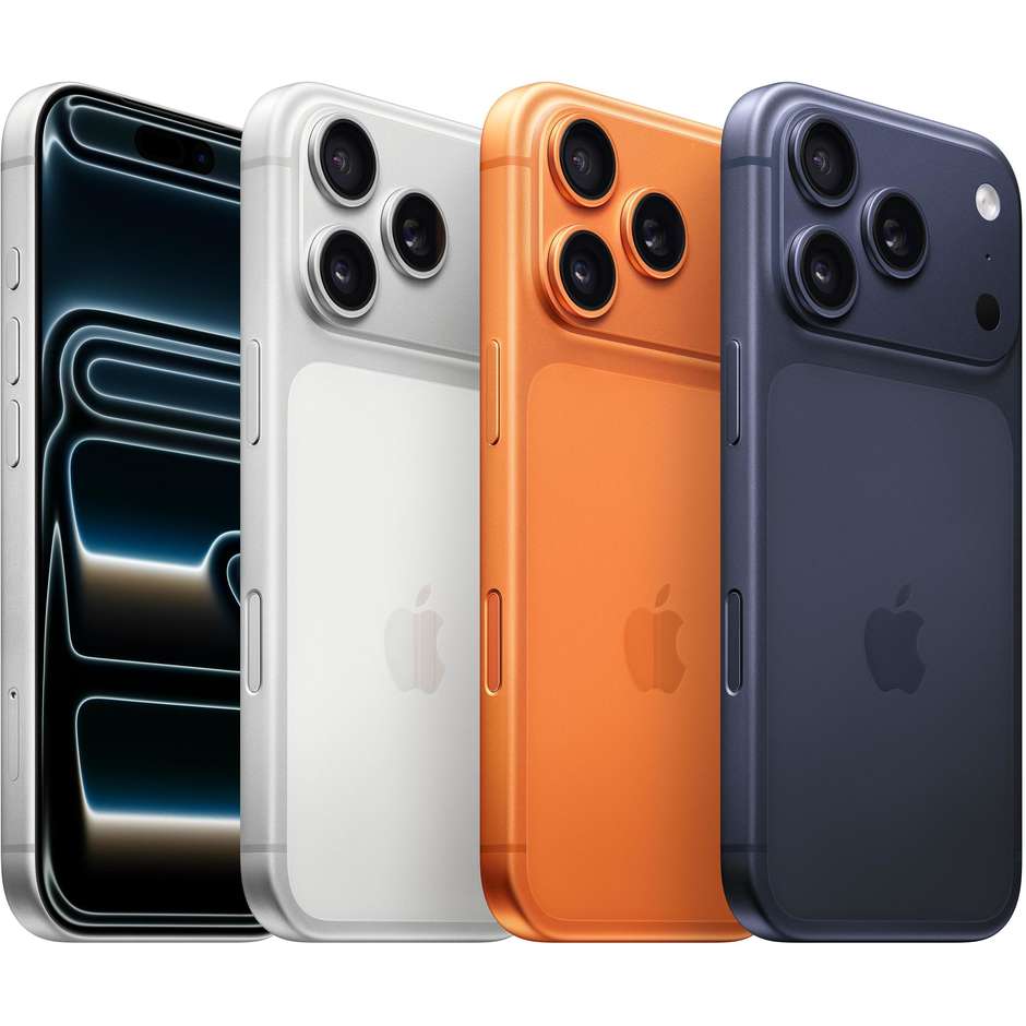 Apple iPhone 17 Pro Smartphone 5G 6,3" Super Retina XDR ProMotion 256GB Chip A19 Pro Blu Profondo