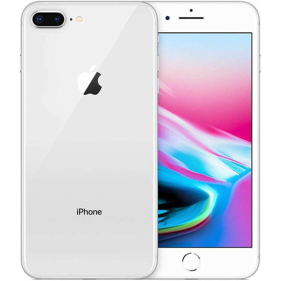Apple iPhone 8 Plus Smartphone 5,5" Retina HD memoria 64 GB Fotocamera 12 MP IOS 11 colore Silver