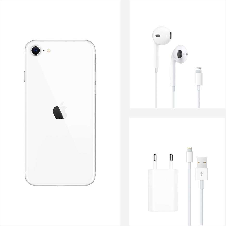 Apple iPhone SE Smartphone 4.7" Memoria 128 GB iOS 13 colore Bianco