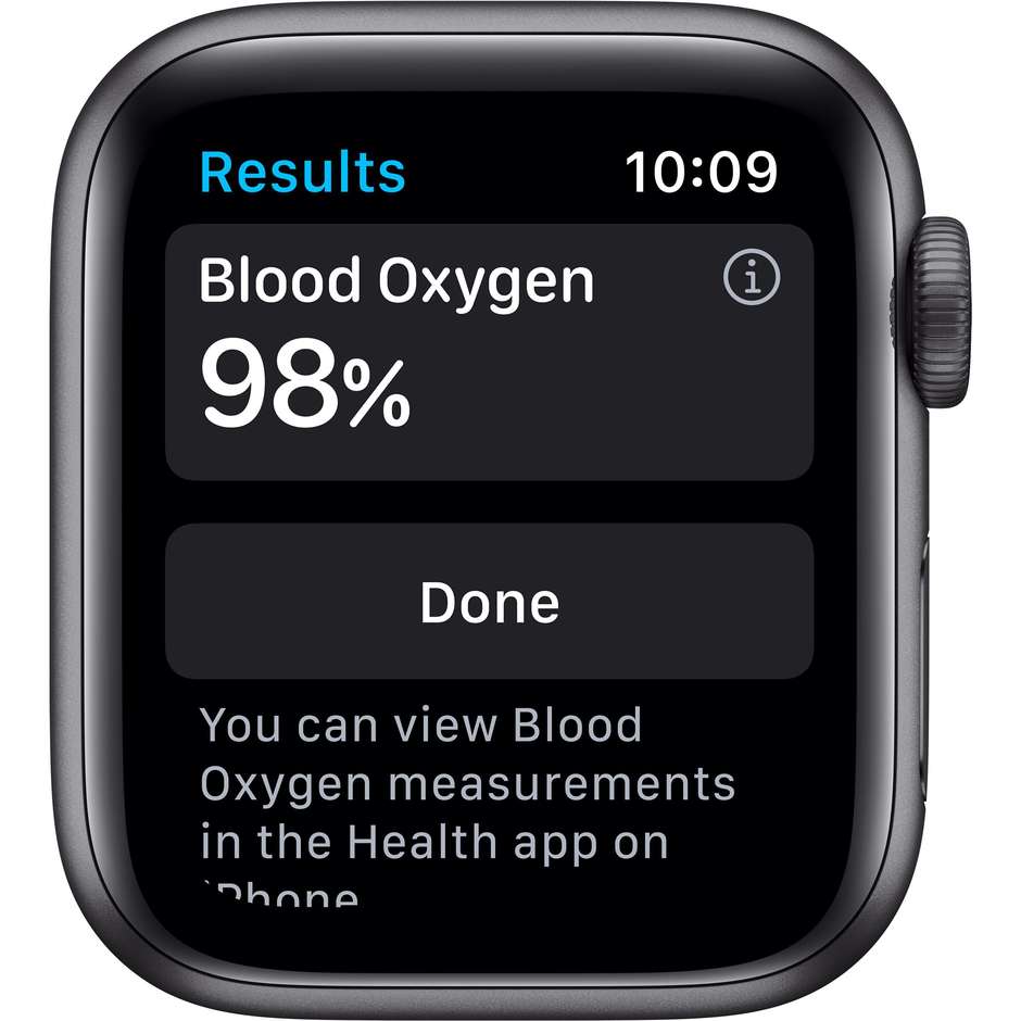 Apple M00X3TY/A Watch SE Smartwatch Nike 40 mm GPS 4G colore grigio con cinturino sport nero