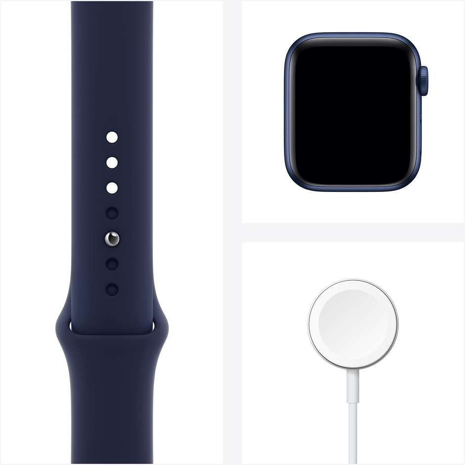Apple M06Q3TY/A Watch Series 6 Smartwatch 40 mm GPS 4G Wi-Fi colore blu con sport blu