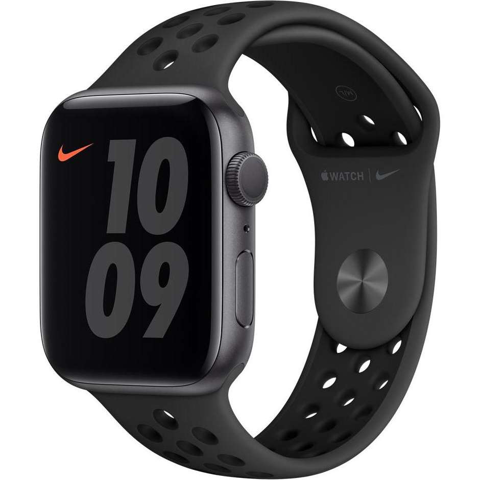 Apple M09Y3TY/A Watch SE Smartwatch Nike 44 mm GPS 4G colore grigio con cinturino sport nero