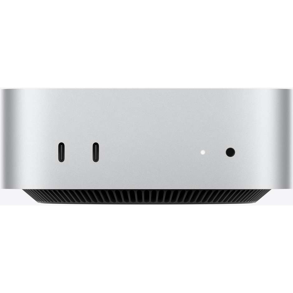 Apple Mac mini M6, CPU 12-core e GPU 12-core, 16 GB di memoria, SSD 256 GB, argento