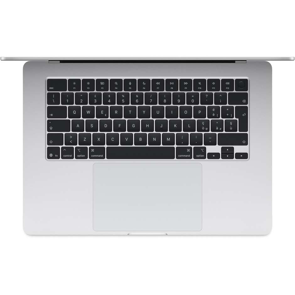 Apple MacBook Air 15'' M4 Ram 16 GB Memoria 512 GB macOS Sequoia Colore Argento