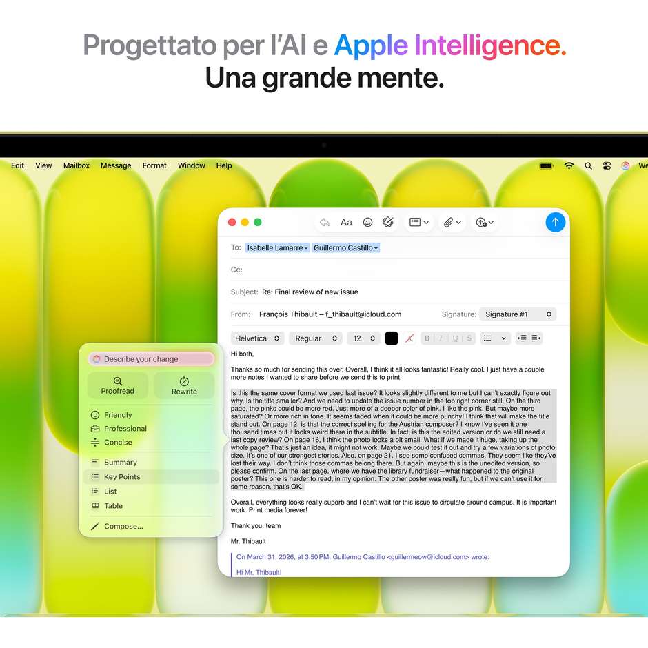 Apple MacBook Neo 13" chip A18 Pro 6-core CPU 8GB 256GB SSD Giallo agrume