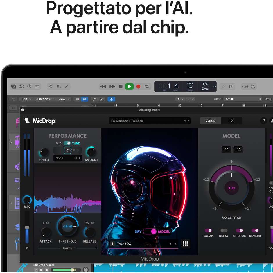 Apple MacBook Pro 14" Ram 16 GB Memoria 512 GB Colore Argento