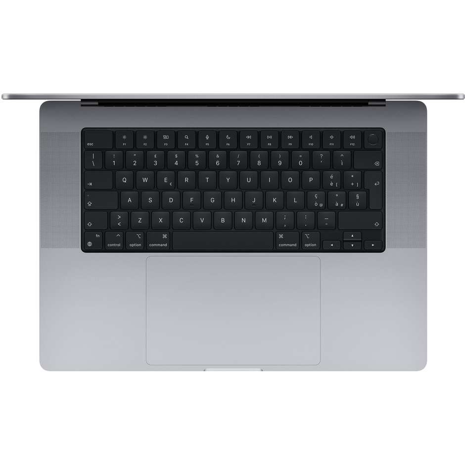 Apple MacBook Pro Notebook 16.2" Full HD M1 Max 10-core Ram 32 Gb SSD 1 Tb macOS Monterey colore Grigio Siderale