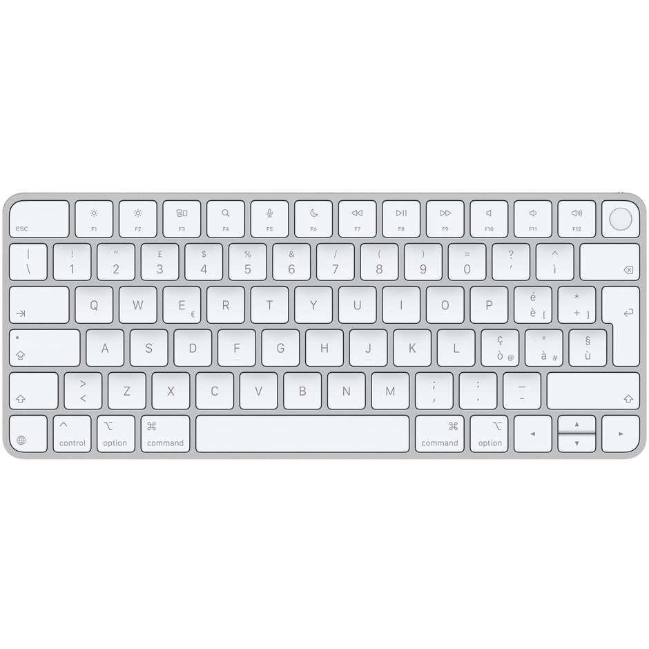 Apple Magic Keyboard con Touch ID per Mac con chip Italiano Colore Bianco