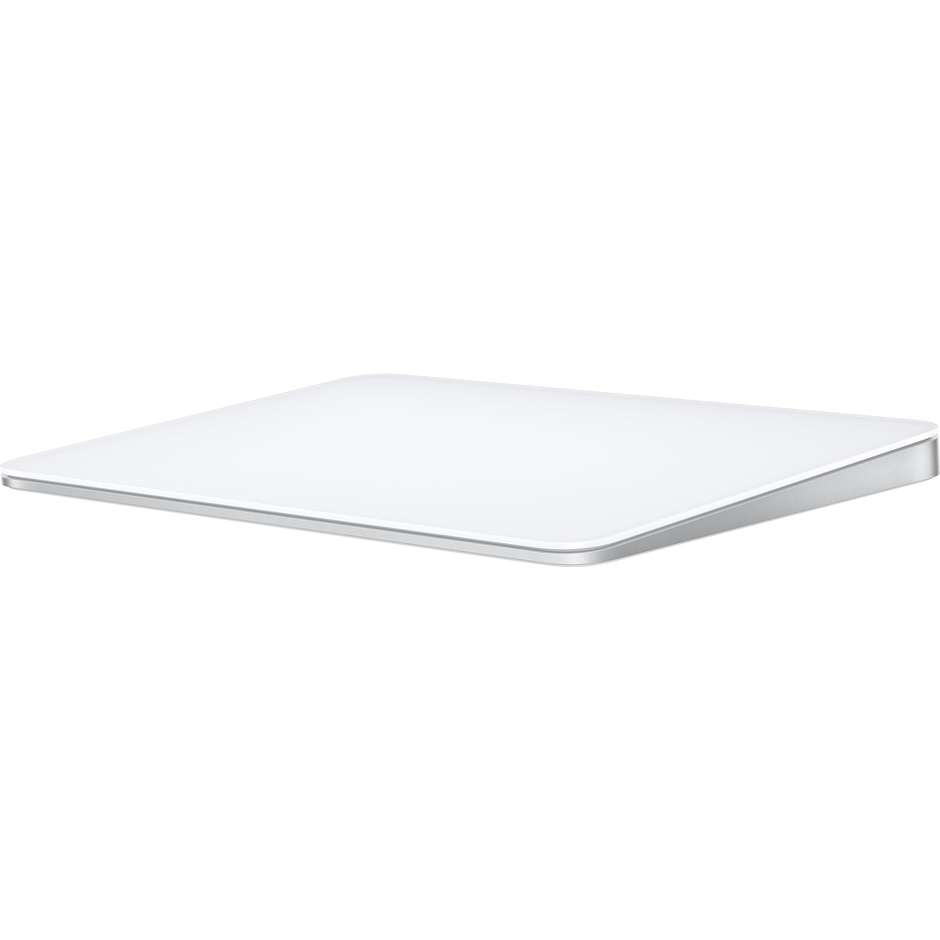 Apple Magic Trackpad Superficie Multi-Touch e Force Touch in Vetro Ricaricabile Bluetooth con Cavo da USB-C a Lightning - Superficie Bianca (MK2C3ZM/A)