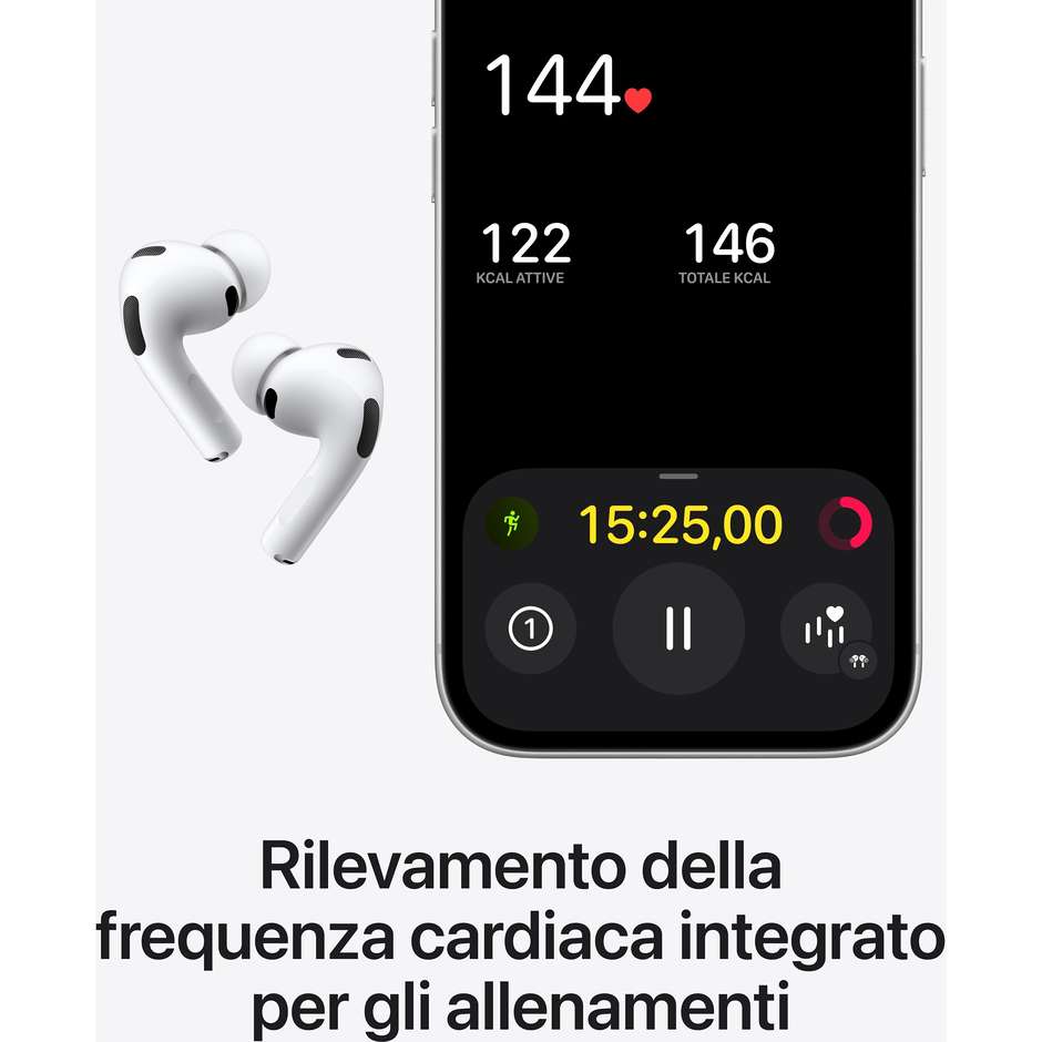 Apple MFHP4ZM/A Auricolari True Wireless Bluetooth con Custodia Nero
