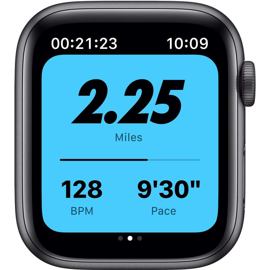 Apple MG173TY/A Watch Nike Series 6 Smartwatch 44 mm GPS Wifi colore grigio siderale e nero