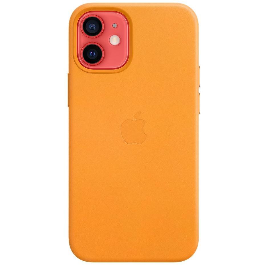 Apple MHK63ZM/A Cover MagSafe in pelle per iPhone 12 mini colore Sole di California