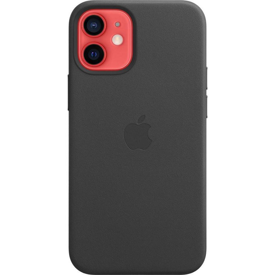 Apple MHKA3ZM/A Cover in pelle per iPhone 12 Mini colore nero