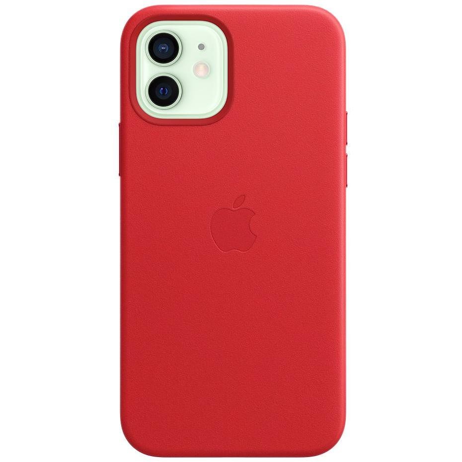 Apple MHKD3ZM/A Custodia MagSafe in pelle per iPhone 12 / 12 Pro colore rosso