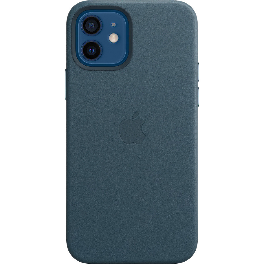 Apple MHKE3ZM/A Custodia MagSafe in pelle per iPhone 12/12 Pro colore Blu Baltico