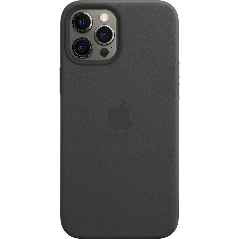 Apple MHKM3ZM/A Custodia MagSafe in pelle per iPhone 12 Pro Max colore nero
