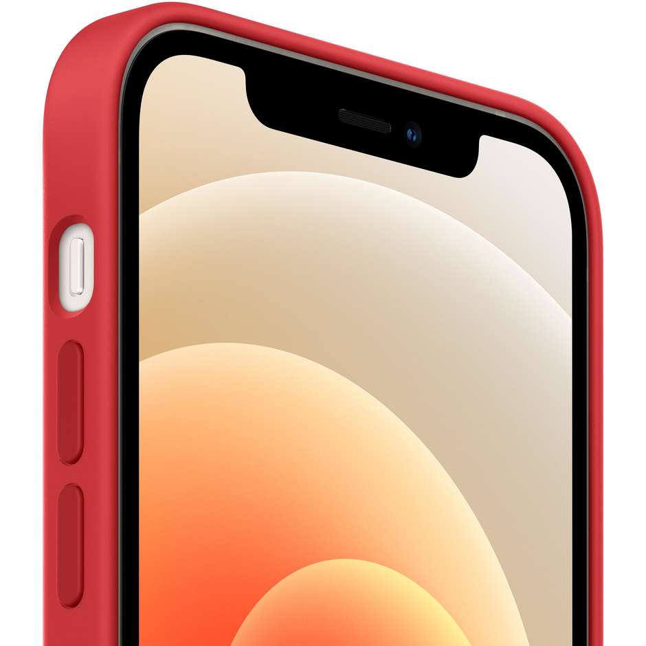 Apple MHL63ZM/A Custodia in silicone per iPhone 12/12 Pro colore (PRODUCT) RED