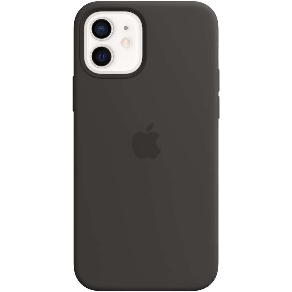 Apple MHL73ZM/A Custodia MagSafe in silicone per iPhone 12 / 12 Pro colore nero