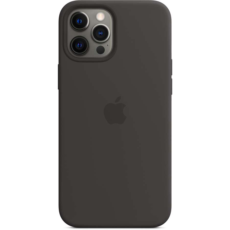 Apple MHLG3ZM/A Custodia MagSafe in silicone per iPhone 12 Pro Max colore nero