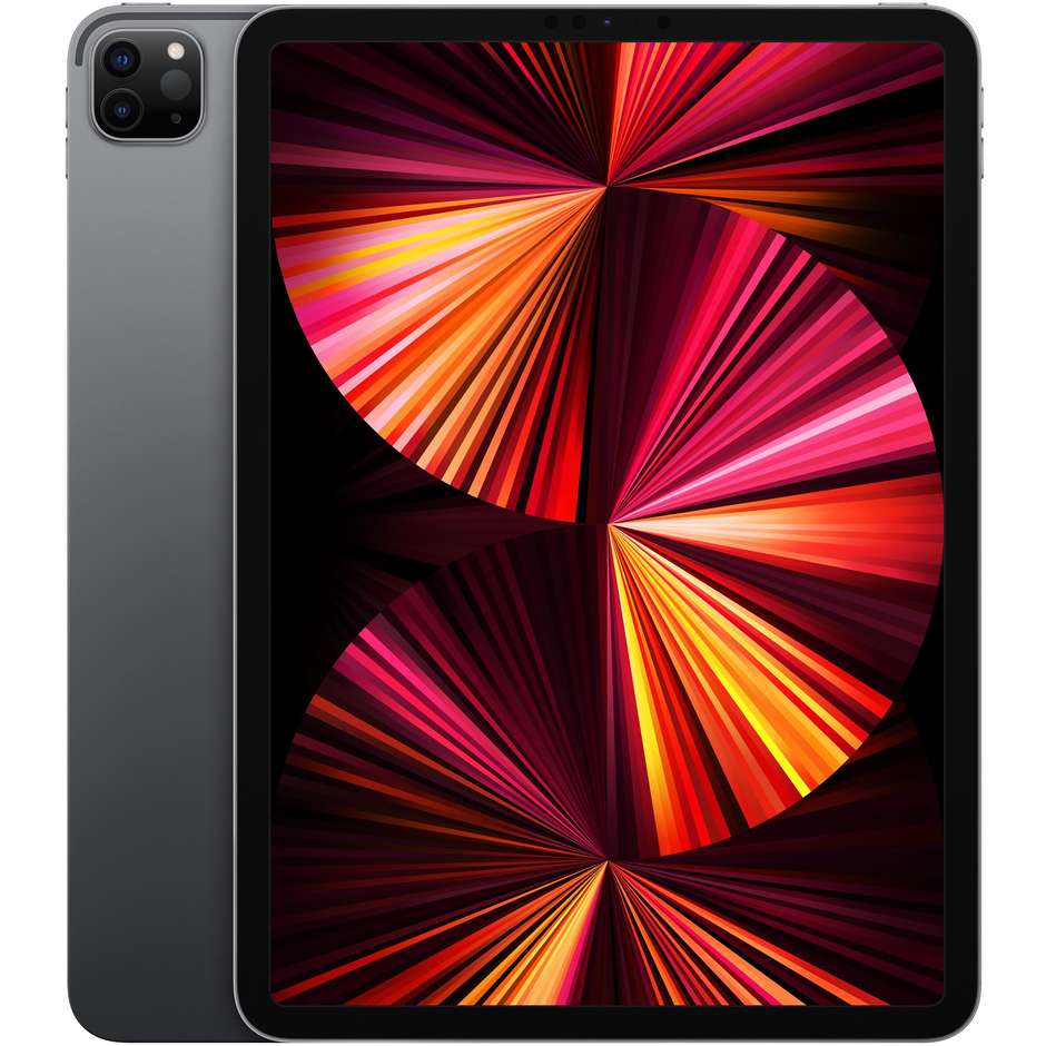 Apple MHQR3TY/A iPad Pro M1 2021 Tablet 11" Memoria 128 GB Wifi iPadOS 14 colore Space Grey
