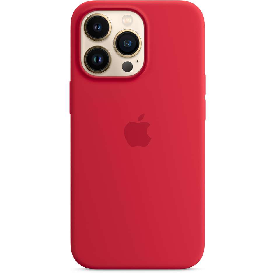 Apple MM2L3ZM/A Cover in Silicone per iPhone 13 Pro colore rosso