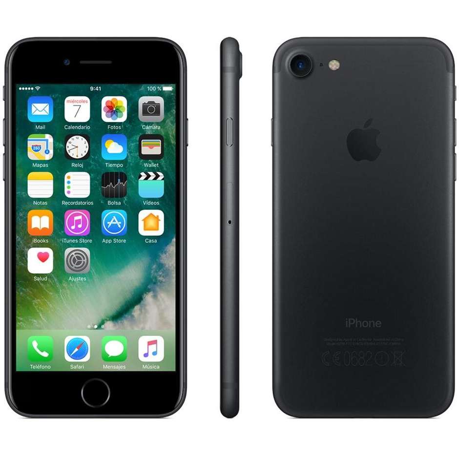 Apple MN8X2QLA iPhone 7 Smartphone 4,7 " memoria 32 Gb Ram 2 GB colore Nero