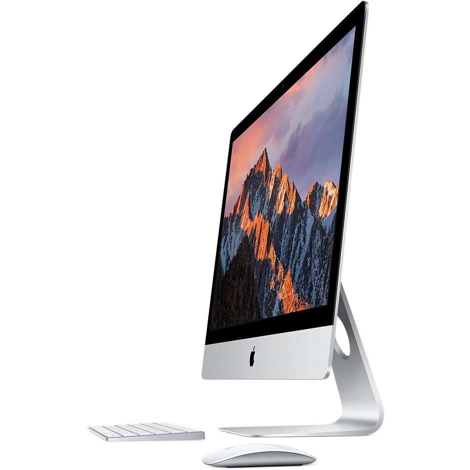 Apple MNEA2T/A iMac Pc All-In-One Monitor 27" 5K Intel core i5 Ram 8 Gb Unità ibrida 1 TB colore Argento