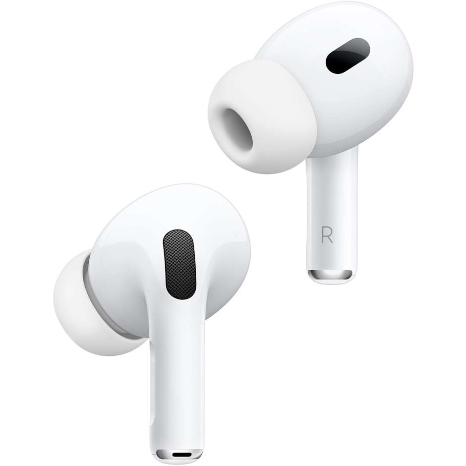 Apple MQD83TY/A AirPods Pro (2nd generation) con base di ricarica Wireless Bluetooth colore bianco