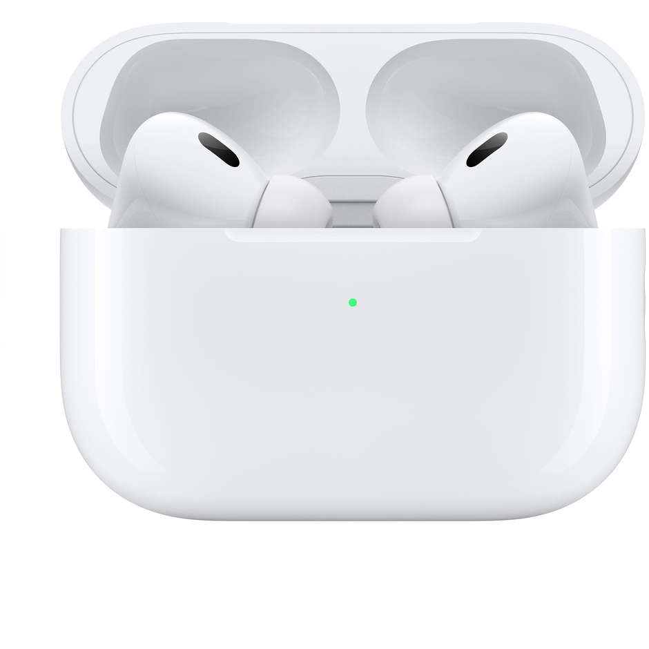 Apple MQD83TY/A AirPods Pro (2nd generation) con base di ricarica Wireless Bluetooth colore bianco